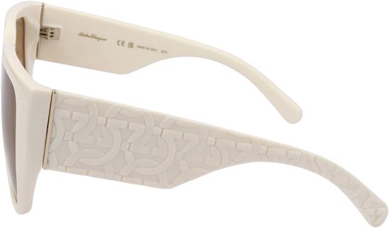 Salvatore Ferragamo SF1088SE 103 Zonnebril - Dames - Wit van Salvatore Ferragamo — afbeelding 4