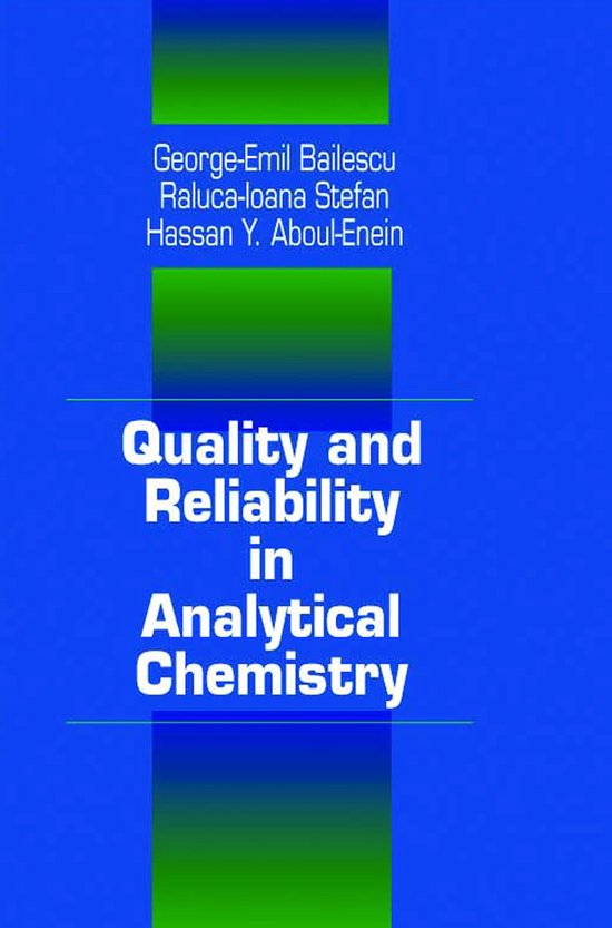 Analytical Chemistry - Quality and Reliability in Analytical ... - cover