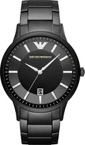 Emporio Armani horloge  - Zwart