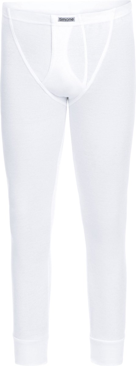 Timone Kinderen Thermobroek - Sport - Lang - Sporbroek - Katoen - TI-SS-PantsKids - Wit - 158