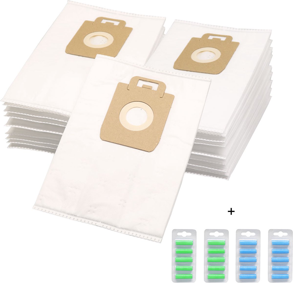 Propex Parts Stofzuigerzakken - Geschikt voor Nilfisk Power / Select series 3-D - 20 stuks + 20 geurstaafjes