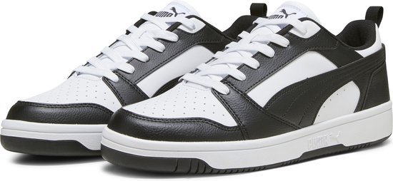 PUMA Rebound v6 Low Unisex Sneakers – Puma White-Puma Black-Puma White