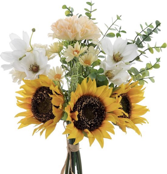 4 bundels pioenrozen, kunstbloemen, dieproze kunstboeket 4 bundels pioenrozen, kunstbloemen, dieproze kunstboeket