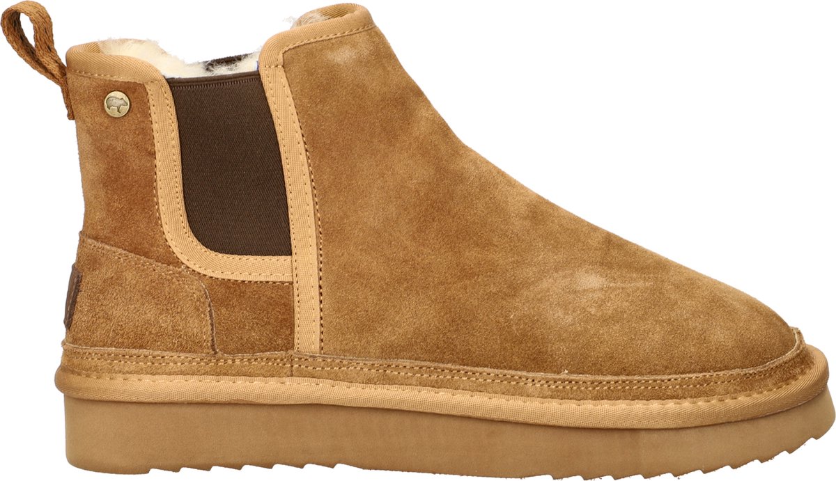Warmbat Australia Sturt heren chelseaboot - Cognac - Maat 44