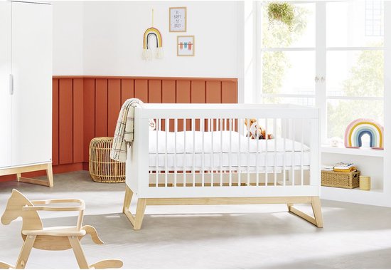 Set | Co-sleeper Naturel Open Compleet 5-delig Basic Oud