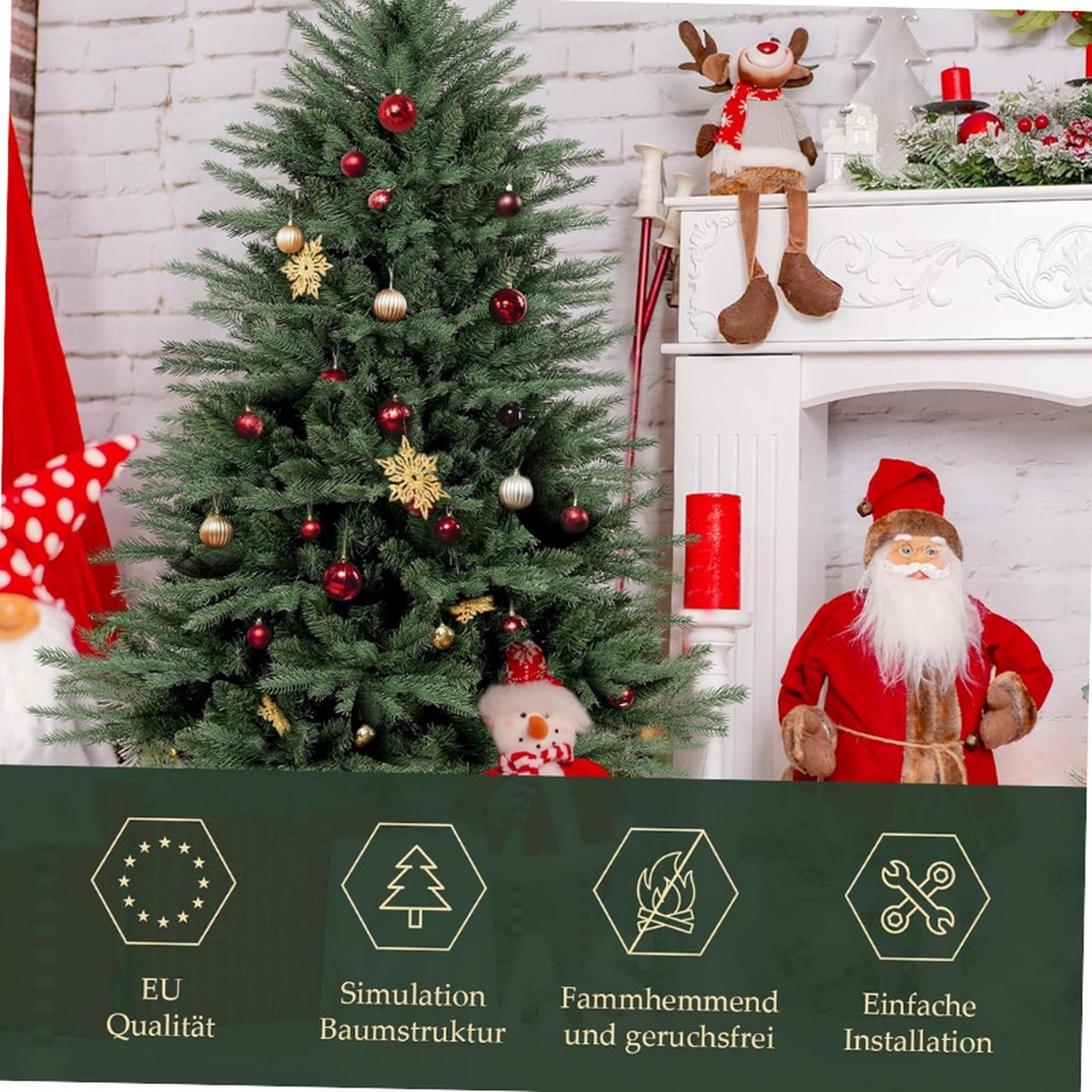 Plant&More - Nordmann kerstboom - 240-270 cm - zonder kluit - met garantie certificaat Plant&More - Nordmann kerstboom - 240-270 cm - zonder kluit - met garantie certificaat