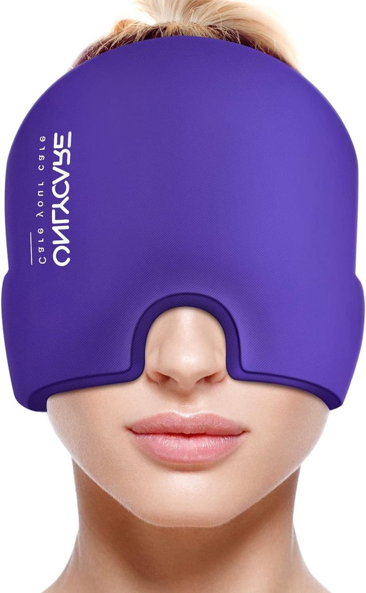 Goedkoopste Migraine muts - Hoofdpijn verlichting - Paars