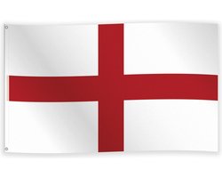 Scoby - Engelse Vlag - English Flag - Engeland - 90x150cm - Original Colors - Strong Quality - Inclusief Bevestigingsringen