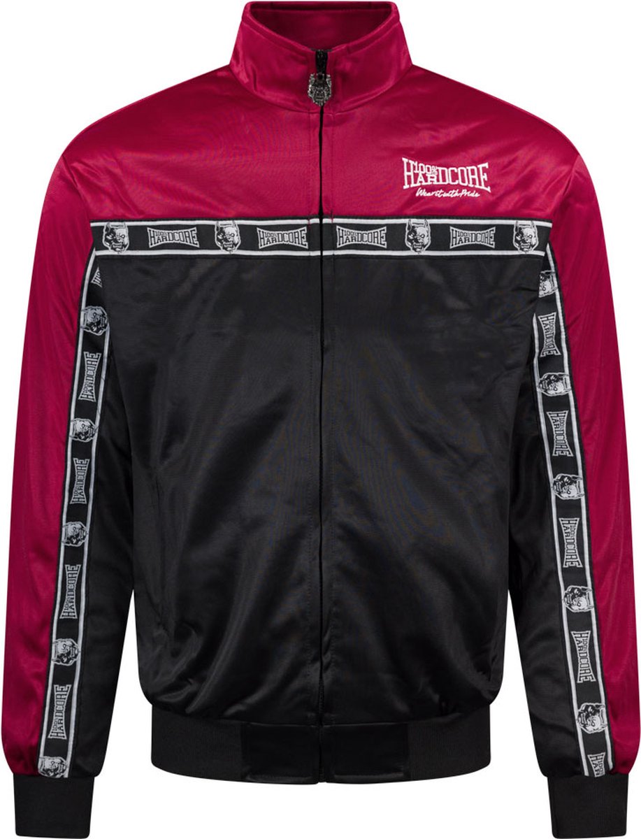 100% Hardcore Trainingsjack Essential Rood - Maat: 3XL