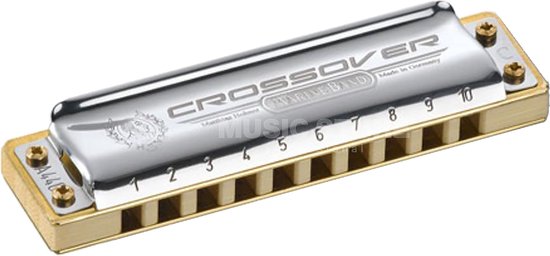 Hohner Marine Band Crossover Mundharmonika In D – Diatonisch Mit Bambuskamm, Ideal Für Blues & Rock