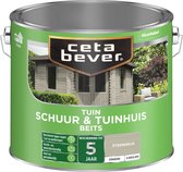 Cetabever - Tuinbeits Schuur & Tuinhuis Dekkend - Steengrijs - 2,5 L