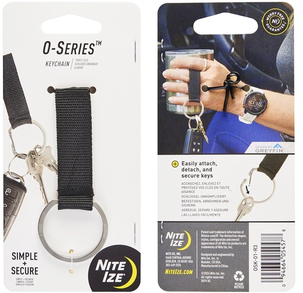 Nite Ize O-Series Keychain Black