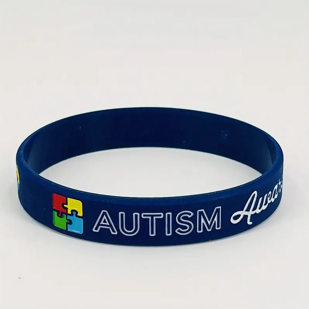 Autisme Bewustzijn Siliconen Armbanden, Ondersteunende Sportarmband, Gepersonaliseerd Cadeau Voor Feestdagen En Verjaardagen Cadeau Moederdag Kind Kinderen Vaderdag Vader Moeder Broer Zus Kerst Kerstcadeau Vakantie