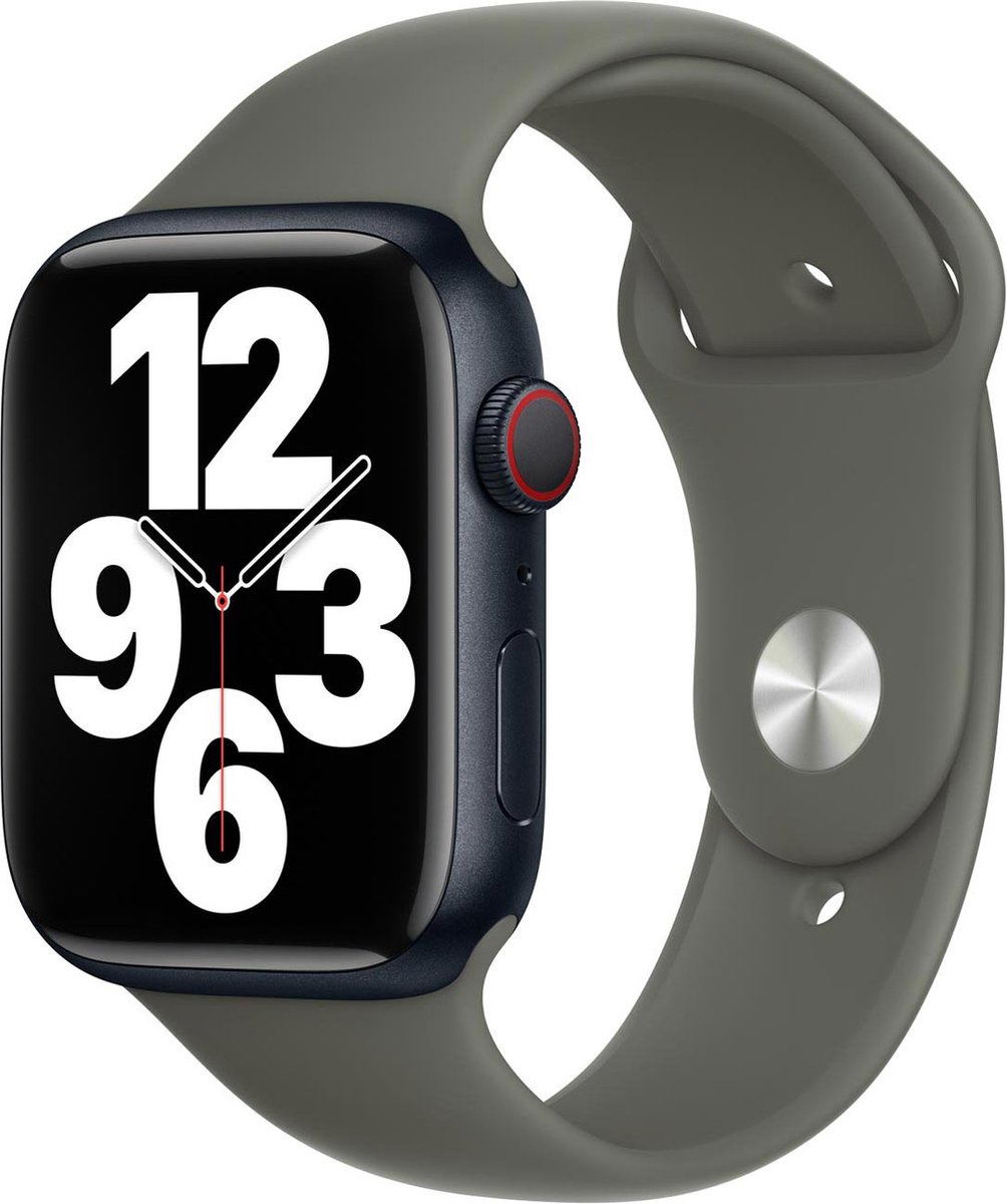 Apple watch sportbandje - 45mm - Olijfgroen