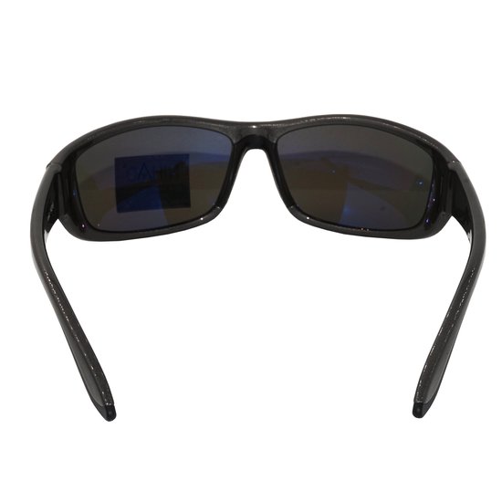 WK Nihao TR-90 Extra Light+Flexible Zonnebril- TAC polarized UV400 lens met anti reflectie laag-100% verwering van UVA,UVB,UVC - TR-90 Strong +light+Flexible Frame - Metalisch grijs montuur met blauwe REVO coating Sportzonnebril van WK — afbeelding 3