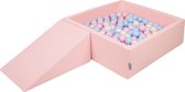 100 rose : bleu bébé/rose violet/nacre