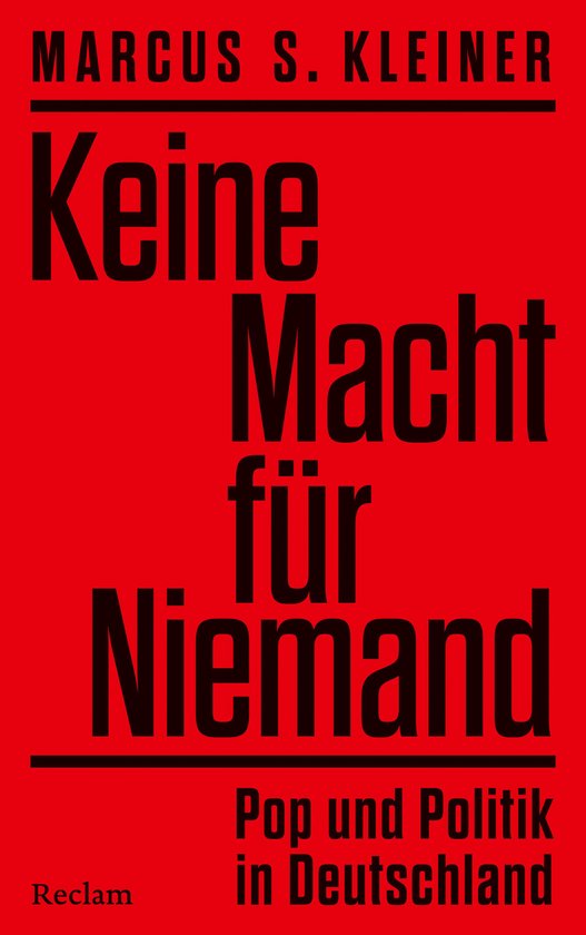 Keine Macht für Niemand. Pop und Politik in Deutschland - cover