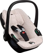 Maxi Cosi Hoes Pebble 360 Pro (2) - Waterdicht gevoerd dus echt superhandig - Zomerhoes - Autostoelhoes Groep 0 - Zacht Oeko-Tex Katoen - Perfecte Pasvorm - Mét Bijpassende Gordelbeschermers - Daisy wafeltje
