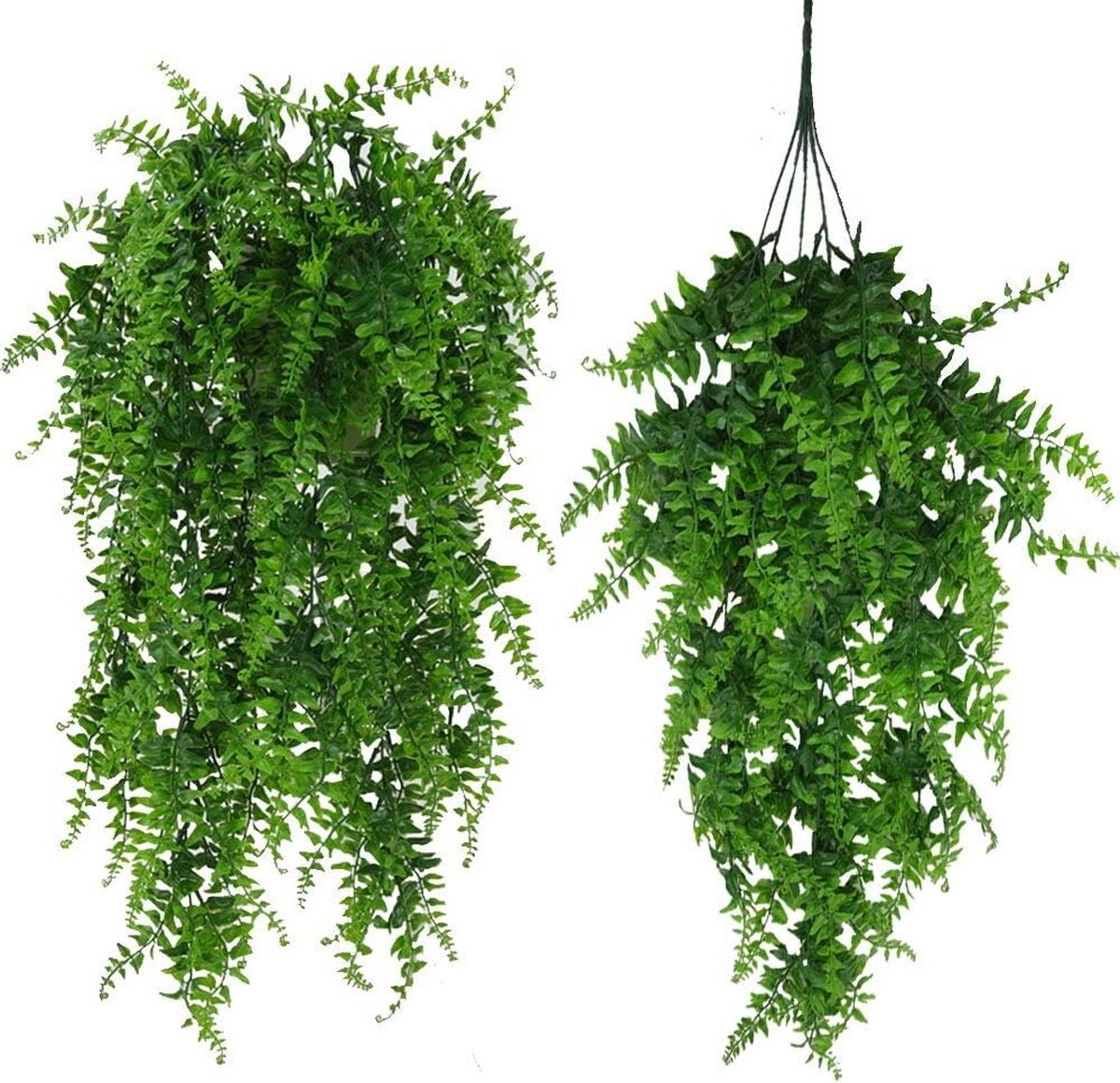 Goodivery ® Fraaie Kunstvaren Hangplanten Set voor Binnen- en Buitendecoratie - 80 cm