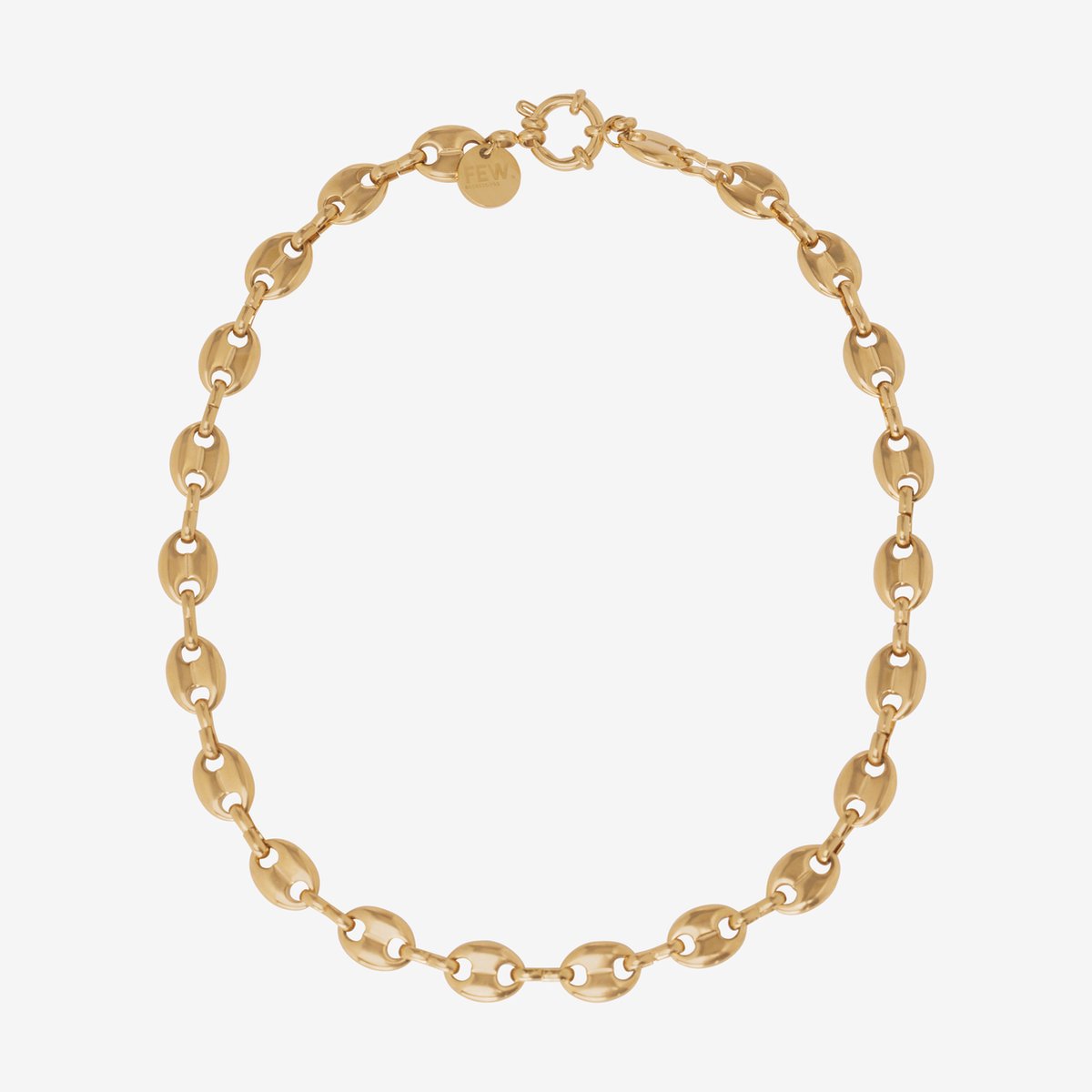 Essenza Linked Chain Necklace Gold