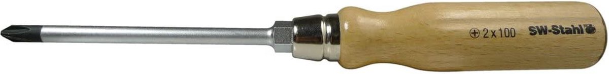 SW-Stahl 30701L houten steeldraaier met 6-punts en doorlopend klingkruis nr. 1