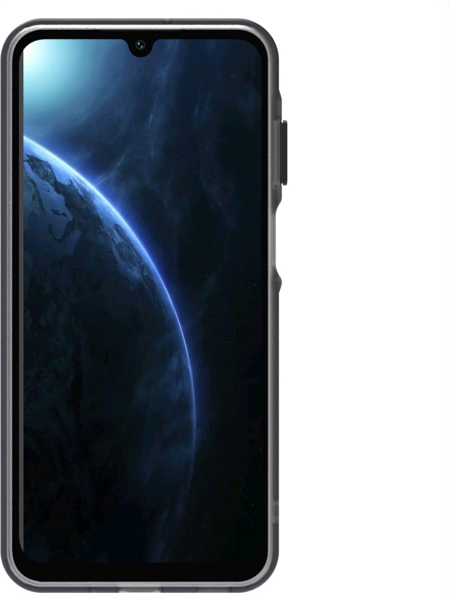 Mobigear Hoesje geschikt voor Samsung Galaxy A16 MagSafe Telefoonhoesje Hardcase | Mobigear Shockproof Backcover | Geschikt voor MagSafe | Geschikt voor Draadloos Opladen met Magnetische Ring | Geschikt voor MagSafe Case - Zwart