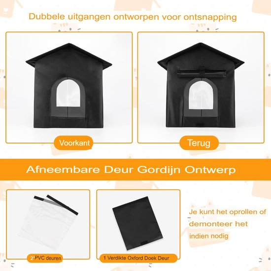 Outdoor Kattenhuis - Weerbestendig Outdoor Kattenhuis - Thermische