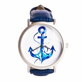 BiggDesign - herenhorloges met lederen band - Horloge voor Mannen - Waterdicht