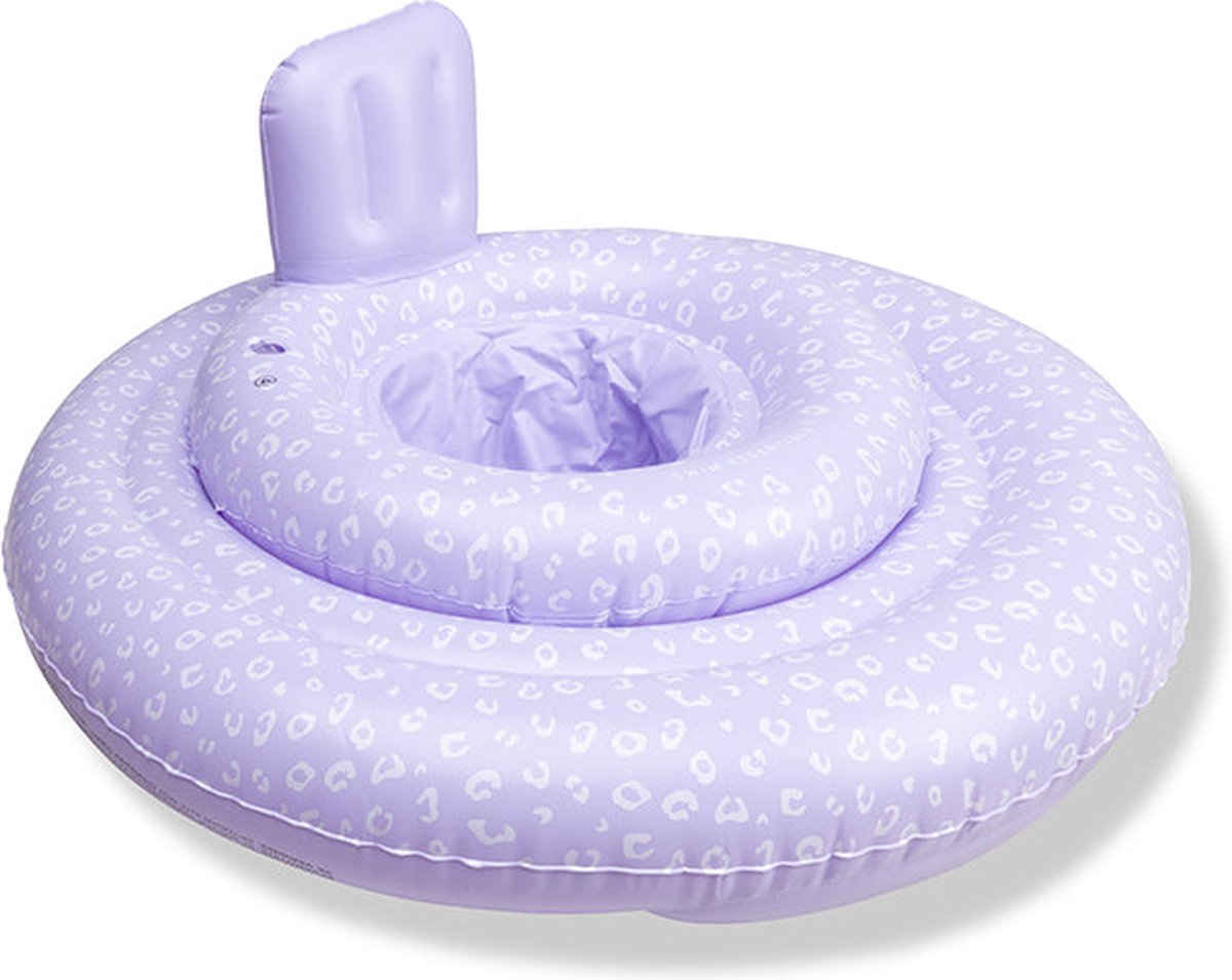 Swim Essentials | Lila Panterprint Baby Float 0 — afbeelding 11
