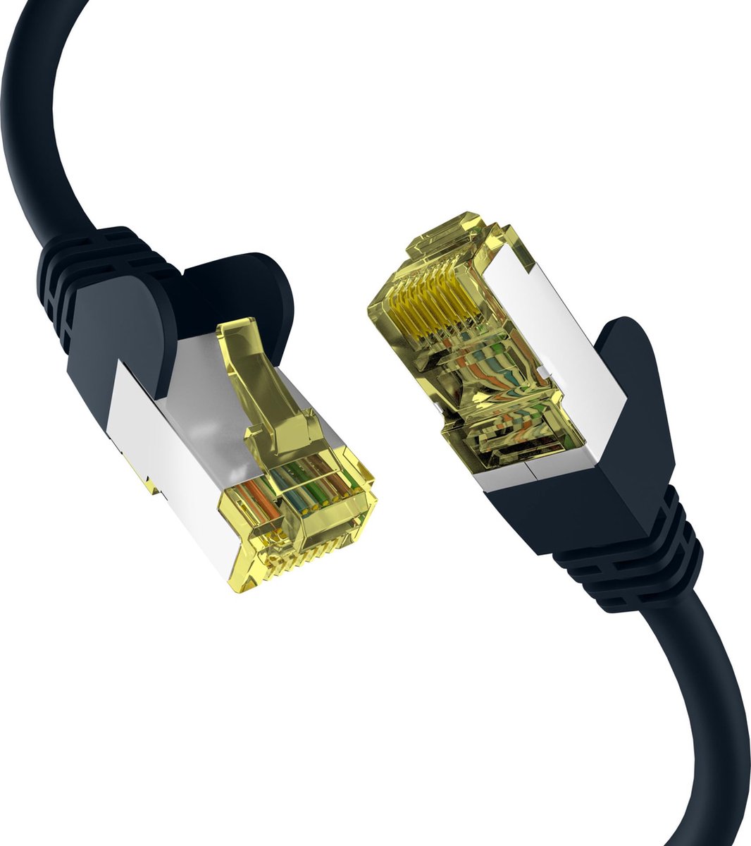 EFB-Elektronik CAT6a BLACK 0,15m patchkabel S/FTP PIMF