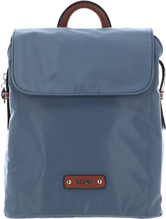 Zaino Picard Sonja Flowerbed – Leggero E Compatto, In Nylon Turchese/Verde. Dimensioni 20x31x9 Cm, Convertibile In Borsa A Tracolla. L'Accessorio Perfetto Per Ogni Giorno.