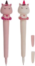 Squeeze pen eenhoorn/unicorn roze of wit