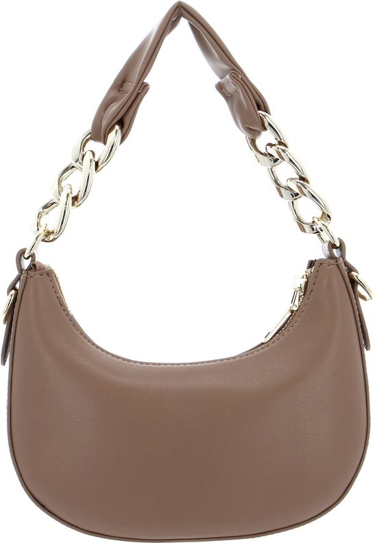 SEIDENFELT MANUFAKTUR Sac à épaule bandoulière Sac à main Eke Crossbag Almond / Gold Marron clair