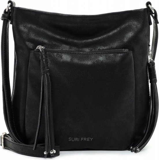 SURI FREY Sac à épaule bandoulière Sac à main Lotty Crossover Bag Black Noir