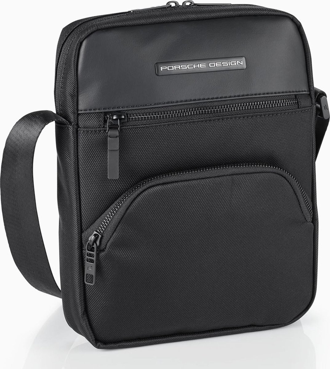 PORSCHE DESIGN Schoudertas Voyager Shoulderbag Black Zwart