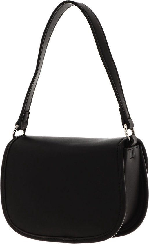 SEIDENFELT MANUFAKTUR Schoudertas Grurup Saddle Bag Black Zwart