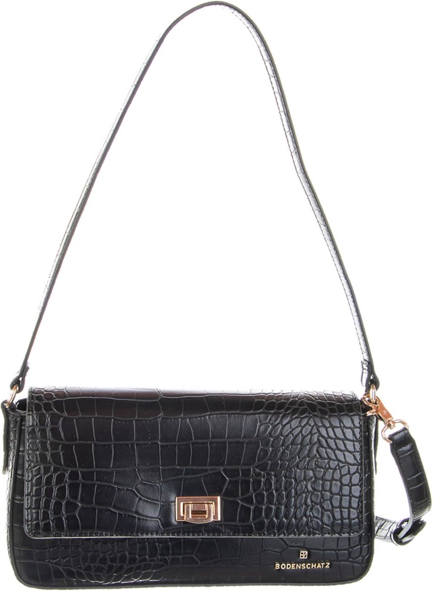 Bodenschatz Schoudertas Avondtas Crossover Bag Black Zwart