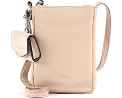FREDsBRUDER Leren Telefoontasje Schoudertas Kelia Cellphone Bag Beige