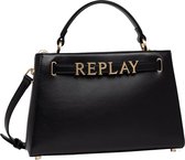 REPLAY Sac à épaule bandoulière Sac à main Crossbody Bag Black Noir