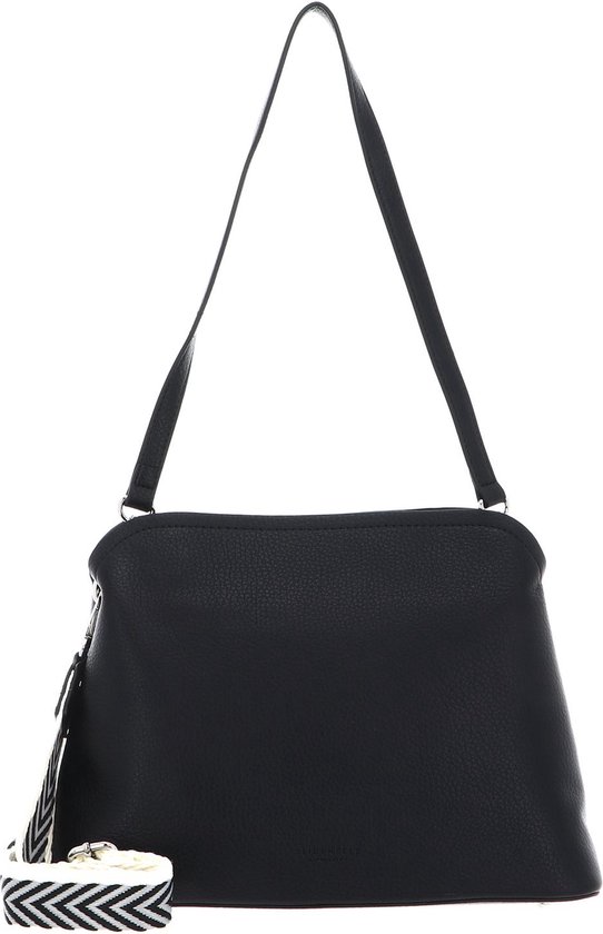 SEIDENFELT MANUFAKTUR Sac à main Sac à épaule Dale Midi City Hobo Black Noir