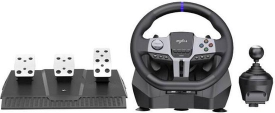 Volant De Course PXN V9 Gen2 - Compatible PC, PS4, Xbox Series X/S + Pédales + Levier Vitesses