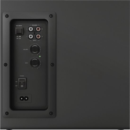 Trust Yuri - PC Speaker set - 2.1 speakerset - 2 bureau speakers + subwoofer - 3.5mm aansluiting - Zwart