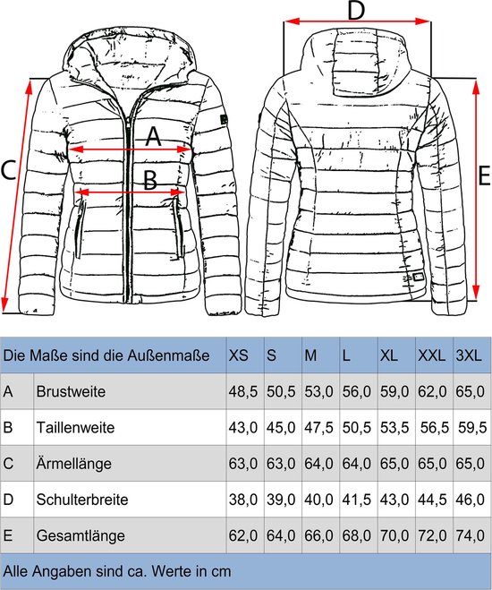 Marikoo Damen Veste matelassée Lucy