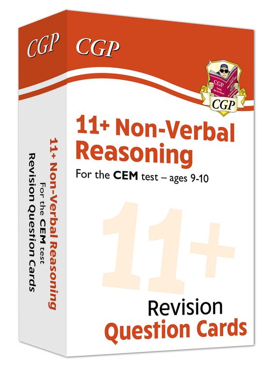 New 11+ CEM Revision Question Cards: Non-Verbal Reasoning -  ... - cover