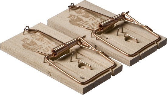 Luna Houten Muizenval Kaart 2 PCS