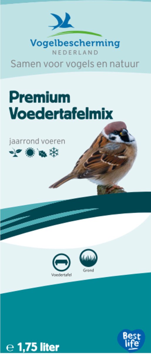 Wildbird Vbn Premium Voedertafelmix - Tuinvogelvoer - 1.75 l