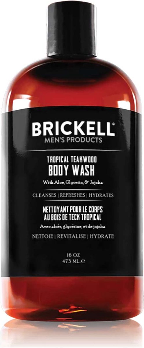 Goedkoopste Brickell Invigorating Body Wash Tropical Teakwood 473 ml. | Skincare