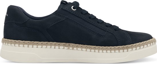 Tamaris Pure Relax Dames Sneakers - NAVY NUBUC - Maat 41