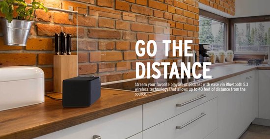 Klipsch: The One Plus premium Bluetooth speaker - 60W - Bluetooth 5.3 - Analoge audio ingang - USB-C - Equalizer - Klipsch Connect App - Party mode - Walnoot van Merkloos — afbeelding 5