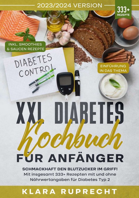 XXL Diabetes Kochbuch für Anfänger - cover